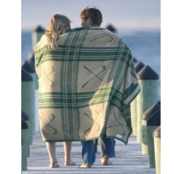 ChappyWrap Bedding Chappywrap Golf Hole In One Throw Blanket Green